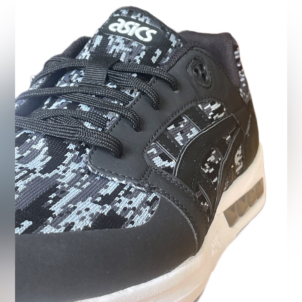 Asics Black and White Athletic Shoes - Picture 8 of 10